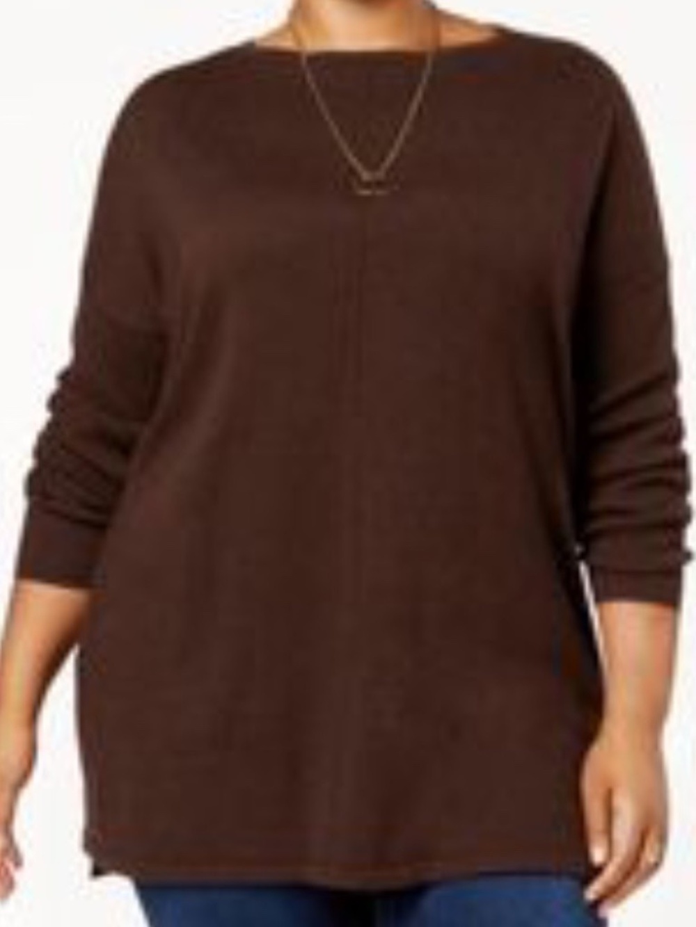 NEW WITH TAG!$57 RETAIL! STYLE & CO SIZE 1X-LARGE 1XL BOAT NECK SWEATER LOT1011